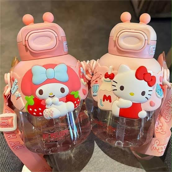 My Melody and Hello Kitty Water Bottles
