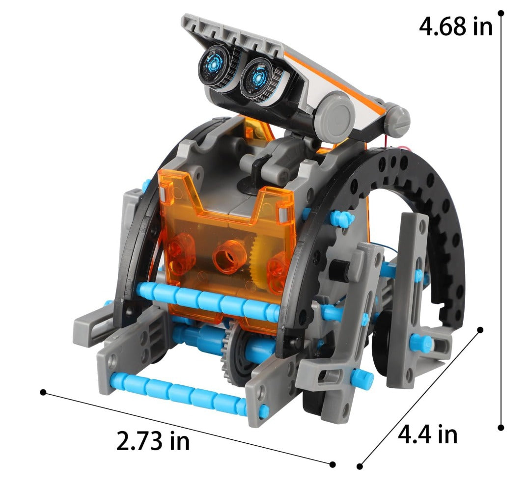 13-in-1 Solar powered DIY Robot Kit Project
